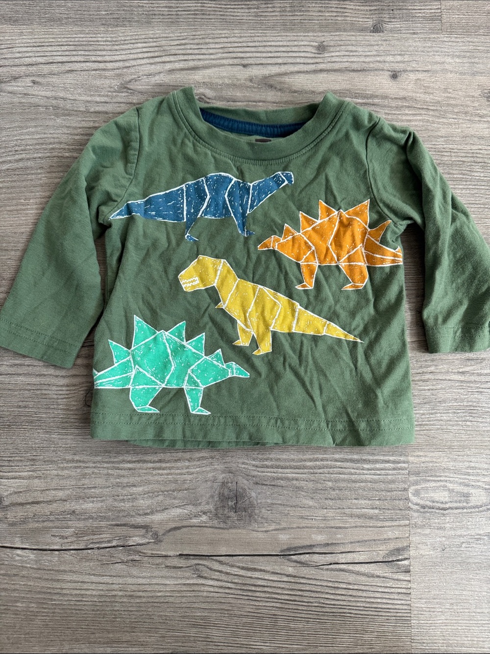 Tea Collection Baby Dinosaur Long Sleeve Shirt - 100% Cotton